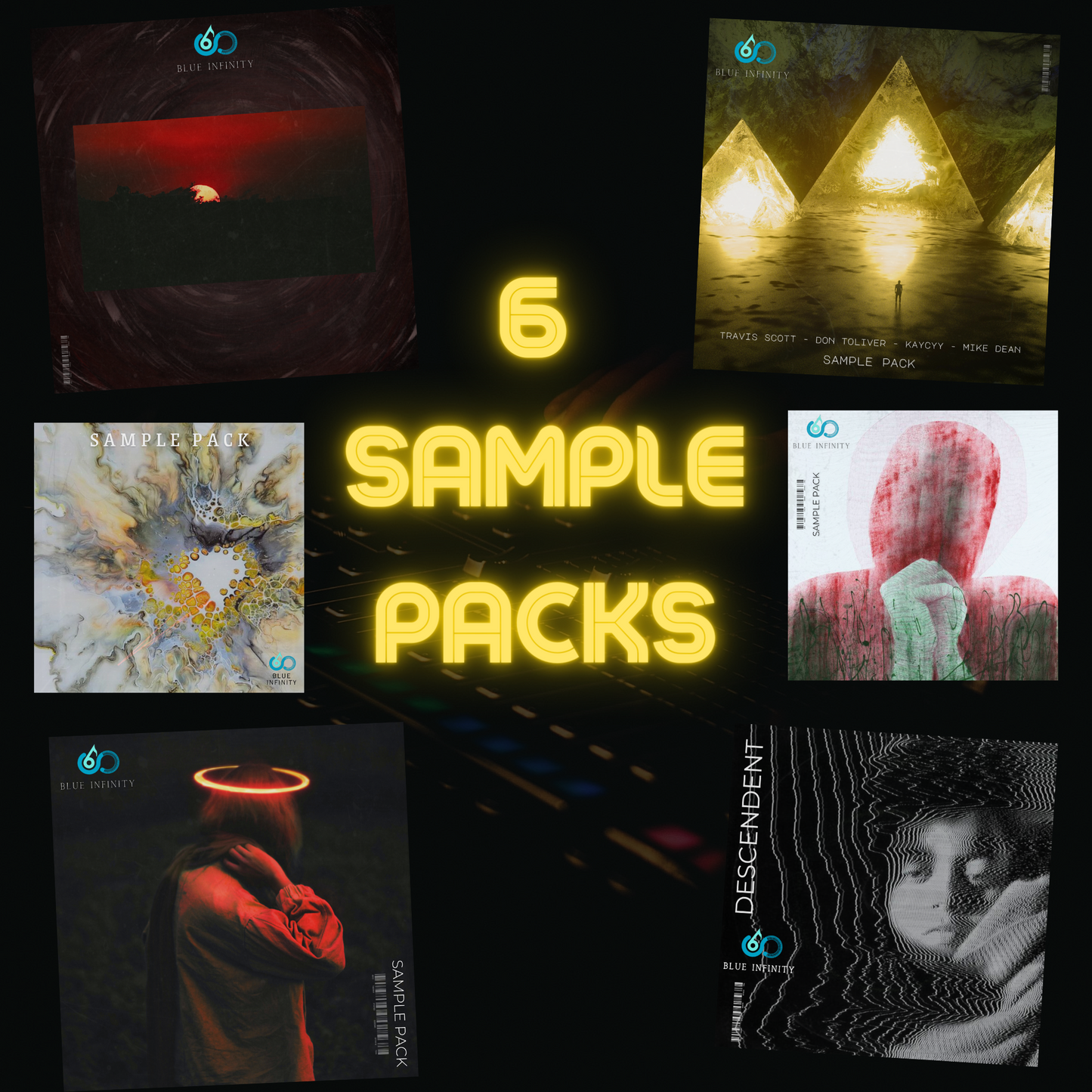 6 in 1 Sample Pack | Blue Infinity